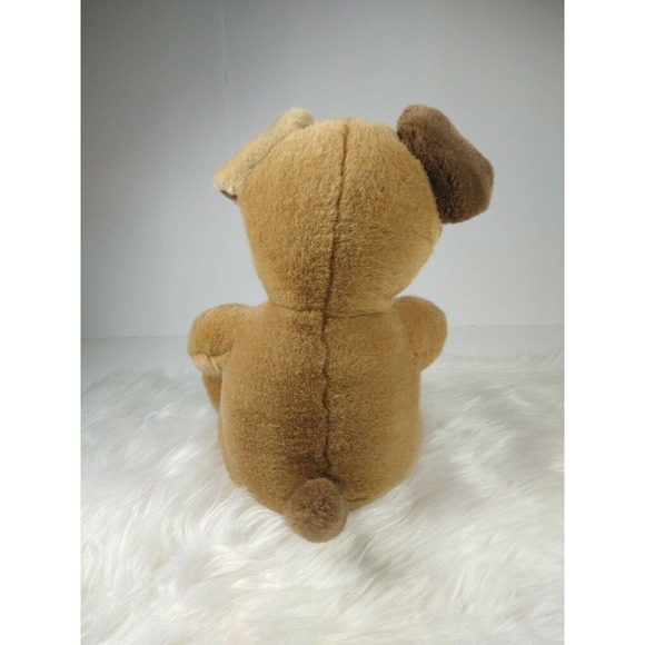 Build A Bear Plush Puppy Dog Brown Sugar Stuffed Animal Toy Dark Ear & Tail 12" - Picture 3 of 8